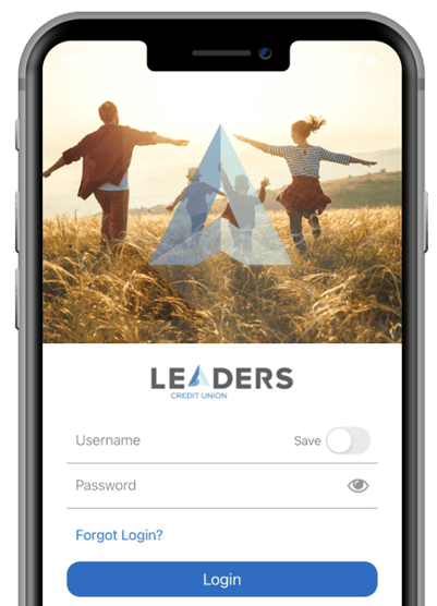 LeadersCU-Mobile-App-iPhone-Login-Screen