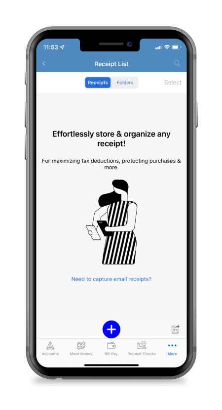 Digital Receipts on Leaders Mobile App